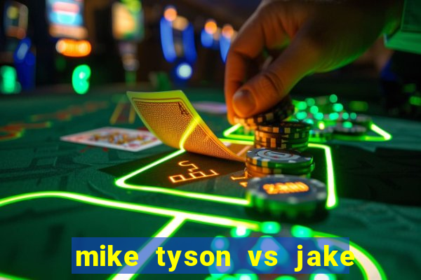 mike tyson vs jake paul assistir online